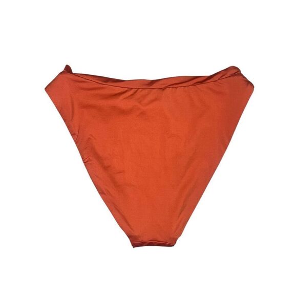 BECCA by Rebecca Virtue Women’s Large Bikini Swim Bottoms Rust Brown NEW - Picture 5 of 5